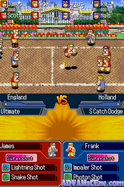 Super Dodgeball Brawlers screenshot 3 for Nintendo DS